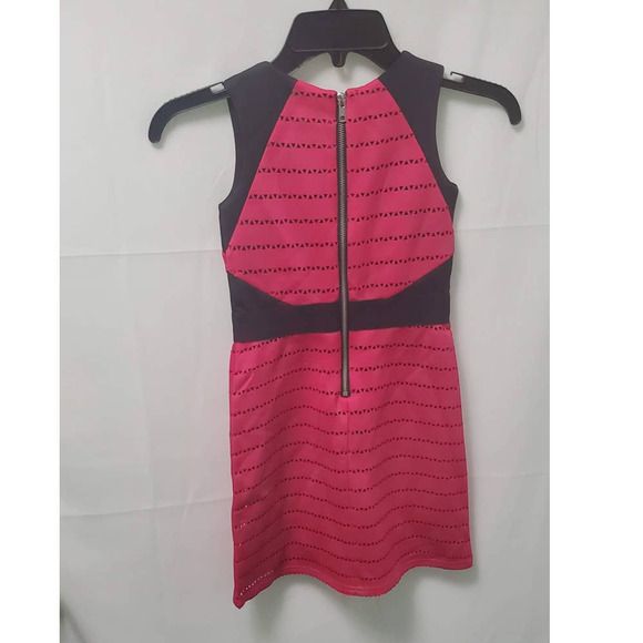 Blush by Us Angels Sleeveless Scuba Laser Cut Dress B7-9019 Little Girl's Size 7 - Picture 3 of 8